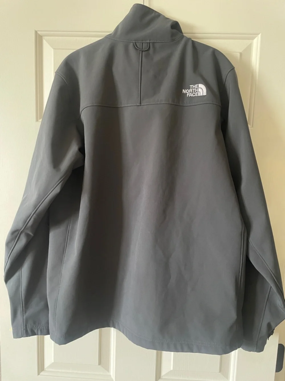 The North Face men’s jean jacket size medium.